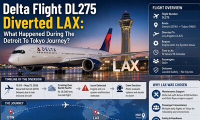 delta flight dl275 diverted lax