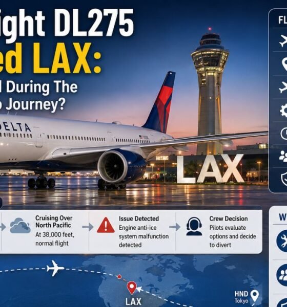 delta flight dl275 diverted lax