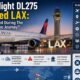 delta flight dl275 diverted lax