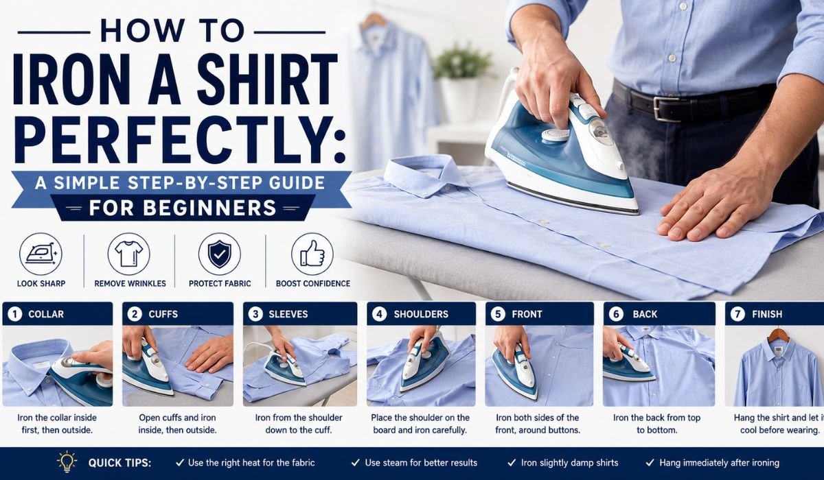how to iron a shirt